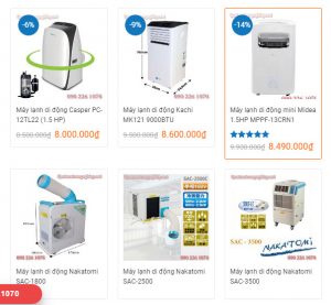 gia may lạnh di dong