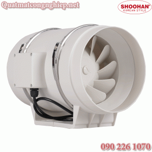 Quạt Nối Ống Siêu Âm Shoohan HF-125