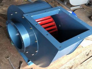 Nguyên lý hoạt động của quạt ly tâm một pha là bơm ly tâm